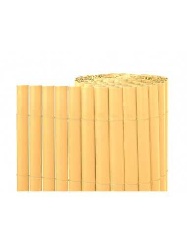 CAÑIZO PVC CARA SIMPLE 5M NATURAL