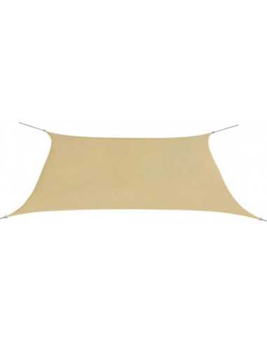 Toldo Vela Rectangular 165gr/m2 - 4x6m