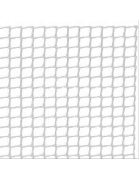 MALLA JARDINERIA PE BLANCO ROLLO 30 M CUADRADO 5X5 MM