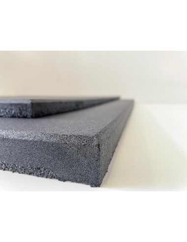 Lajes de borracha preta 3cm, 101x101...