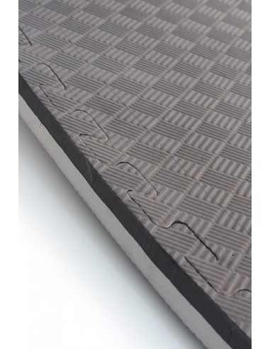 Tatame Cinza e Preto 1x1m Tatame Cinza e Preto 1x1m