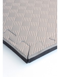 Tatame Cinza e Preto 1x1m 2