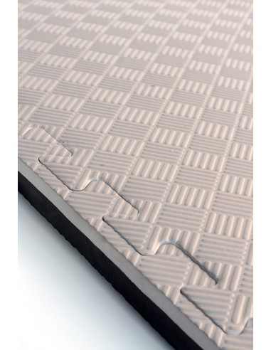 Tatame Cinza e Preto 1x1m Tatame Cinza e Preto 1x1m