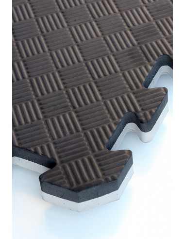 Tatame Cinza e Preto 1x1m Tatame Cinza e Preto 1x1m