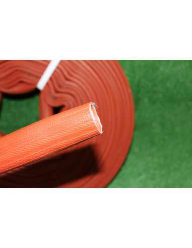 ROLLO 30 METROS MANGUERA CONTRAINCENDIO CAUCHO ROJO 25MM SIN RAC
