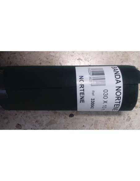 Banda de poliéster con banda de apoyo impermeabilizada