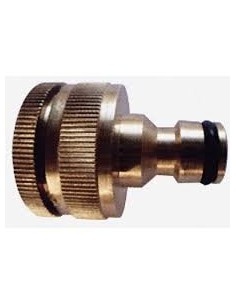 PRESA GRIFO LATÓN MANGUERA 1"-3/4"R.H.