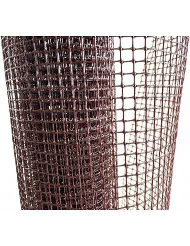 Malha de jardinagem plástica marrom 1x30