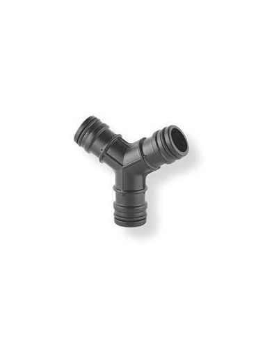 Conector triple manguera de 25mm