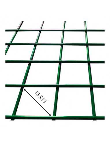 Malla electrosoldada plastificada...