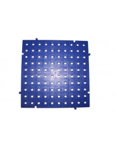 M2. PAVIMENTO PLACAS PVC REJILLAS 50X50X2,5 CMS COLOR AZUL