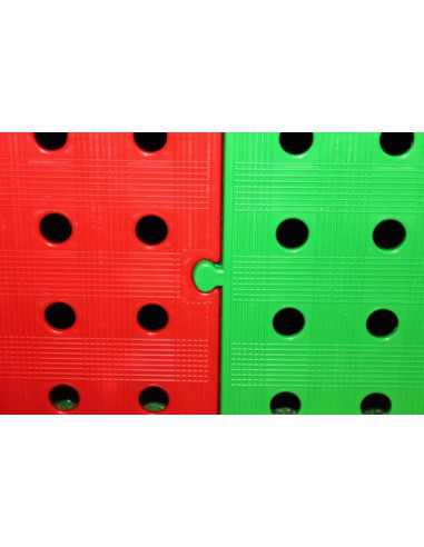 M2. PAVIMENTO PLACAS PVC REJILLAS 50X50X2,5 CMS COLOR AZUL