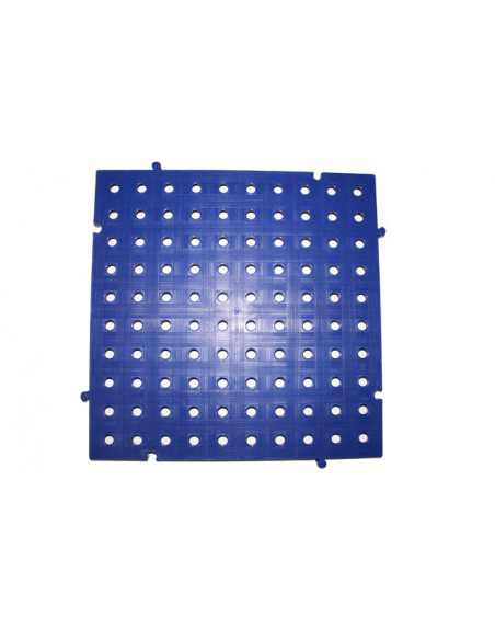 M2. PAVIMENTO PLACAS PVC REJILLAS 50X50X2,5 CMS COLOR AZUL