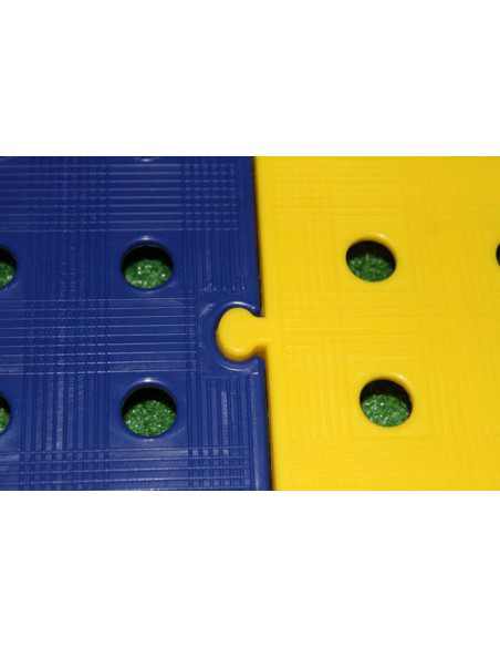 M2. PAVIMENTO PLACAS PVC REJILLAS 50X50X2,5 CMS COLOR AZUL