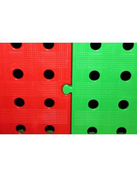 M2. PAVIMENTO PLACAS PVC REJILLAS 50X50X2,5 CMS COLOR AZUL