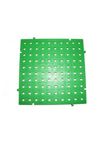 M2. PAVIMENTO PLACAS PVC REJILLAS 50X50X2,5 CMS COLOR VERDE