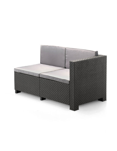 Set Oasis Grafito con cojines...