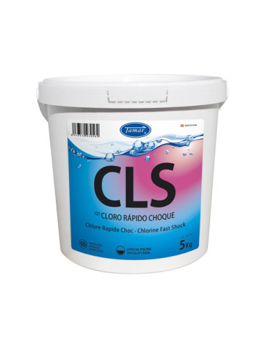 Tamar Cloro Choque grano Bote de 5kg
