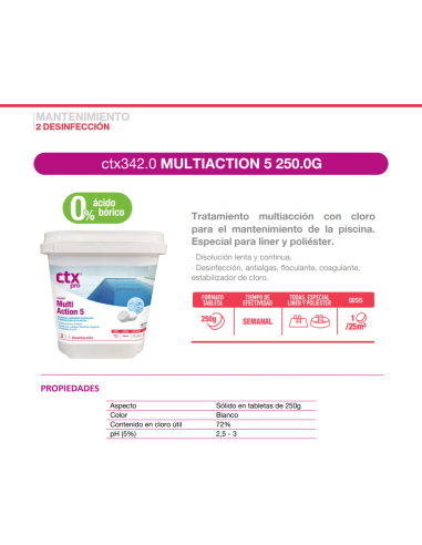 CTX 342.0 Multiacción Especial para...