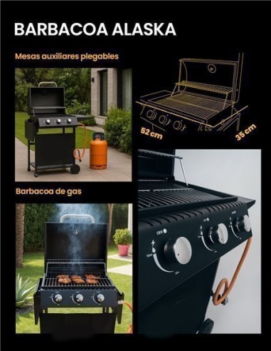 Barbacoa de Gas Alaska