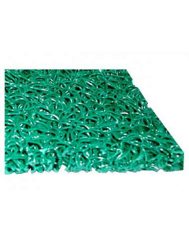 METRO DE FELPUDO DE RIZOS CON BASE 8,00X1,22 M COLOR VERDE
