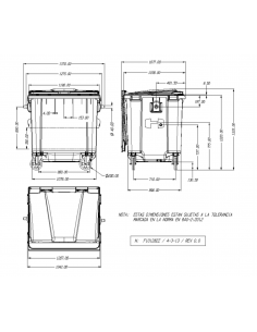 CONTENEDOR PROFESIONAL DE 1000 LITROS CON 4 RUEDAS 2