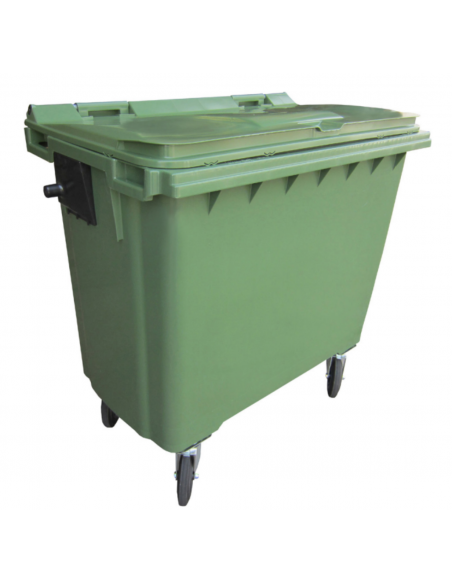 CONTENEDOR PROFESIONAL DE 800 LITROS CON 4 RUEDAS