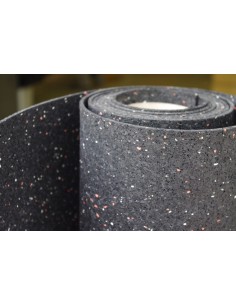 Pavimento para gimnasios de caucho reciclado en rollo