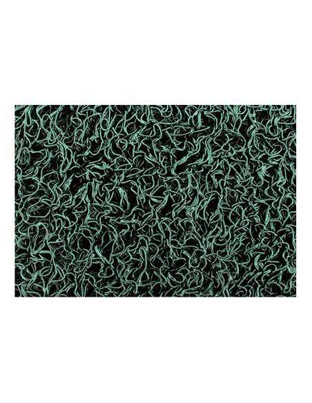FELPUDO DE RIZOS CON BASE 8,00X1,22 M COLOR NEGRO