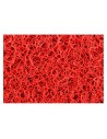 FELPUDO DE RIZOS CON BASE 8,00X1,22M COLOR ROJO