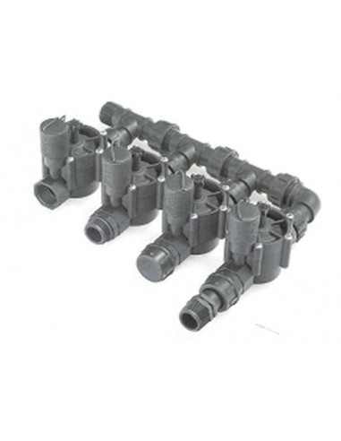 CABEÇOTE COM JUNTA COLETORA 3 SAÍDAS