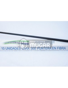 Vara acetiuna punta de fibra de vidrio de 2.50m 2