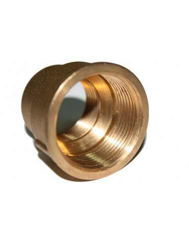 MANGUITO DE LATÃO H.H REDUTOR 1 1/4-1""