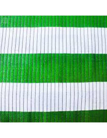ROLLO MALLA BICOLOR VERDE/BLANCO 95 GR/M2, 90% 100X 2,00 ANCHO