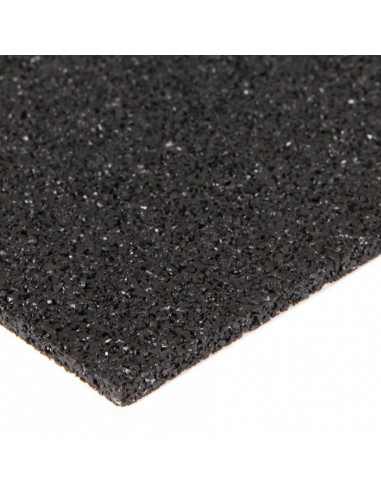 M2. Pavimento gimnasios de caucho reciclado 4mm negro