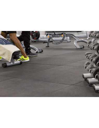 SUELO CROSSFIT EN LOSETA 100X100X2,5 CM - ALTO IMPACTO