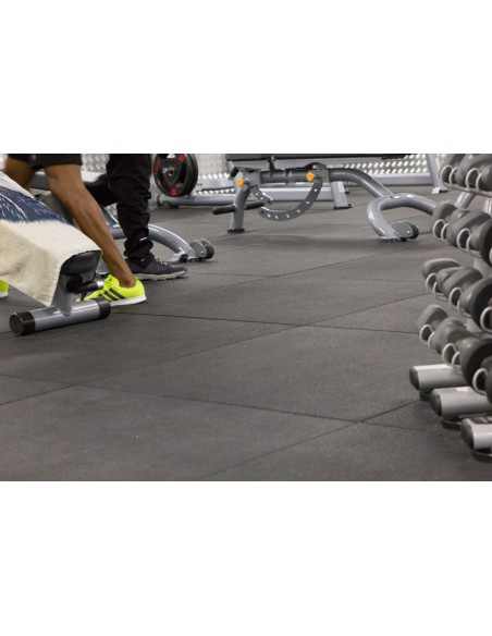 SUELO CROSSFIT EN LOSETA 100X100X2,5 CM - ALTO IMPACTO