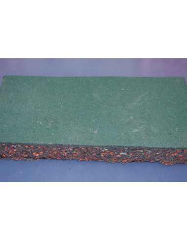 LOSETA CAUCHO 500X500 MM 20mm verde