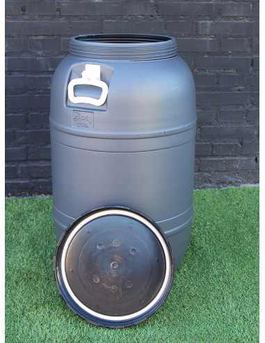 Bidón pvc 65 litros tapa rosca