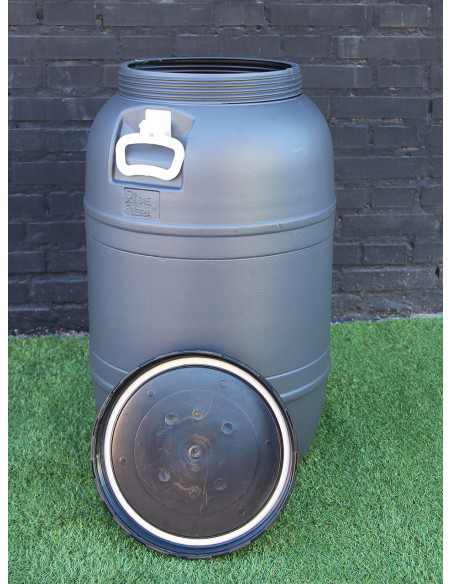 Bidón pvc 65 litros tapa rosca