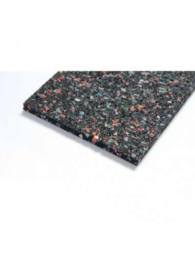 Pavimento Sport en rollos 3mm negro Rollo 20x1.50m
