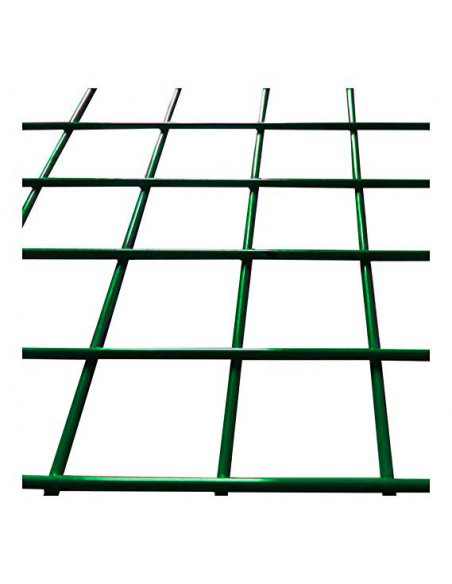 Malla electrosoldada plastificada de 25 metros 13x13x0,9mm