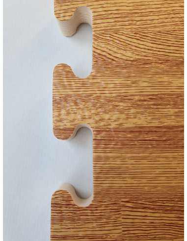 Tatami Puzzle para Gimnasio Artes Marciales Judo | Suelo Tatami Profesional 1mx1mx20mm Acabado Imitación Madera