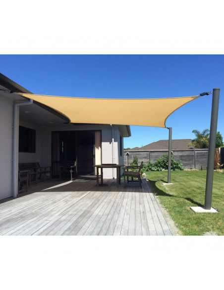 Vela triangular de Sombreo de Poliester de 3,60x3,60x3,60m