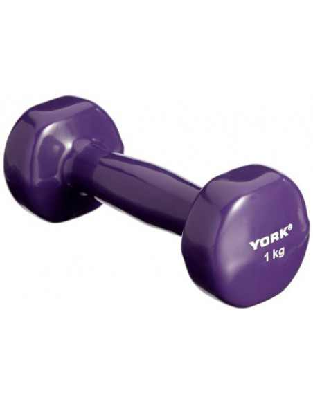 Mancuernas Vinilo 1,5 kgs Azules