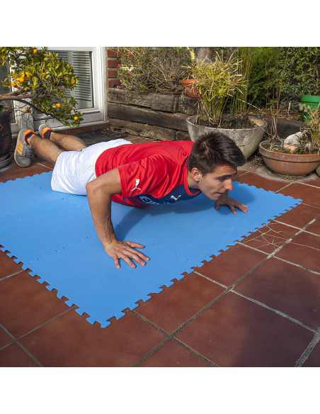 Loseta caucho tipo puzzle 6mm gimnasios Loseta caucho tipo puzzle 6mm gimnasios