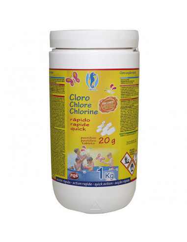 HIP Cloro R pido P-20 grs Bt. 1 KG