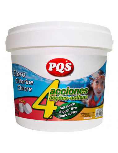 PQS 4 Acciones sin sulfato de cobre P-20 g 5 Kilos