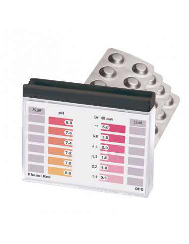 PQS Test Kit DPD Cl/Br 2 probetas