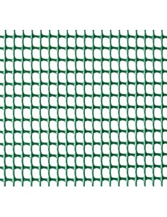 Malla plástica cuadrada HDPE, rollo de 25m ó 5m